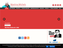 Tablet Screenshot of martina-michels.de